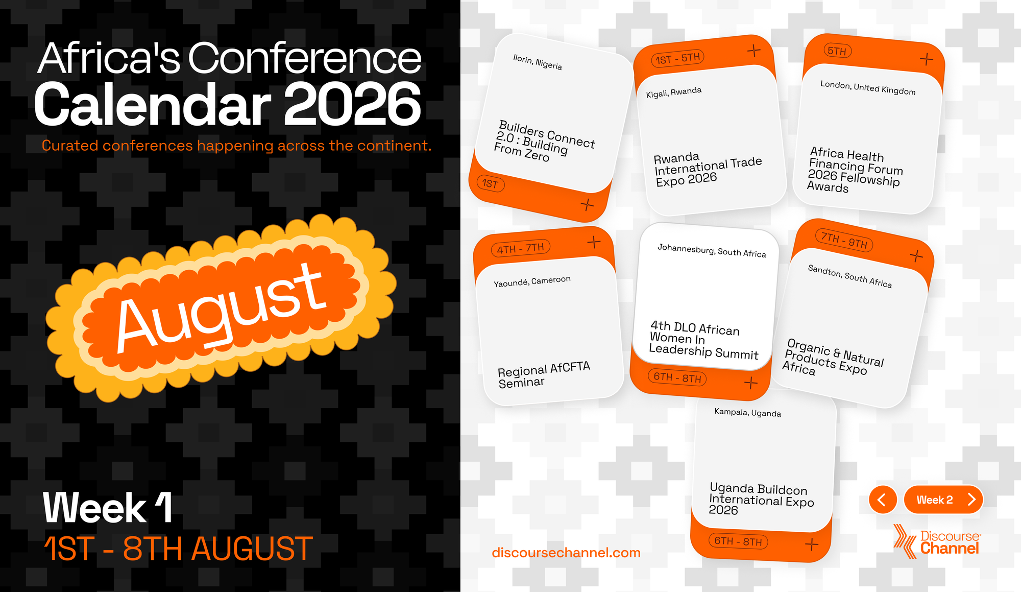 African Conferences, August 1st - 8th's Image