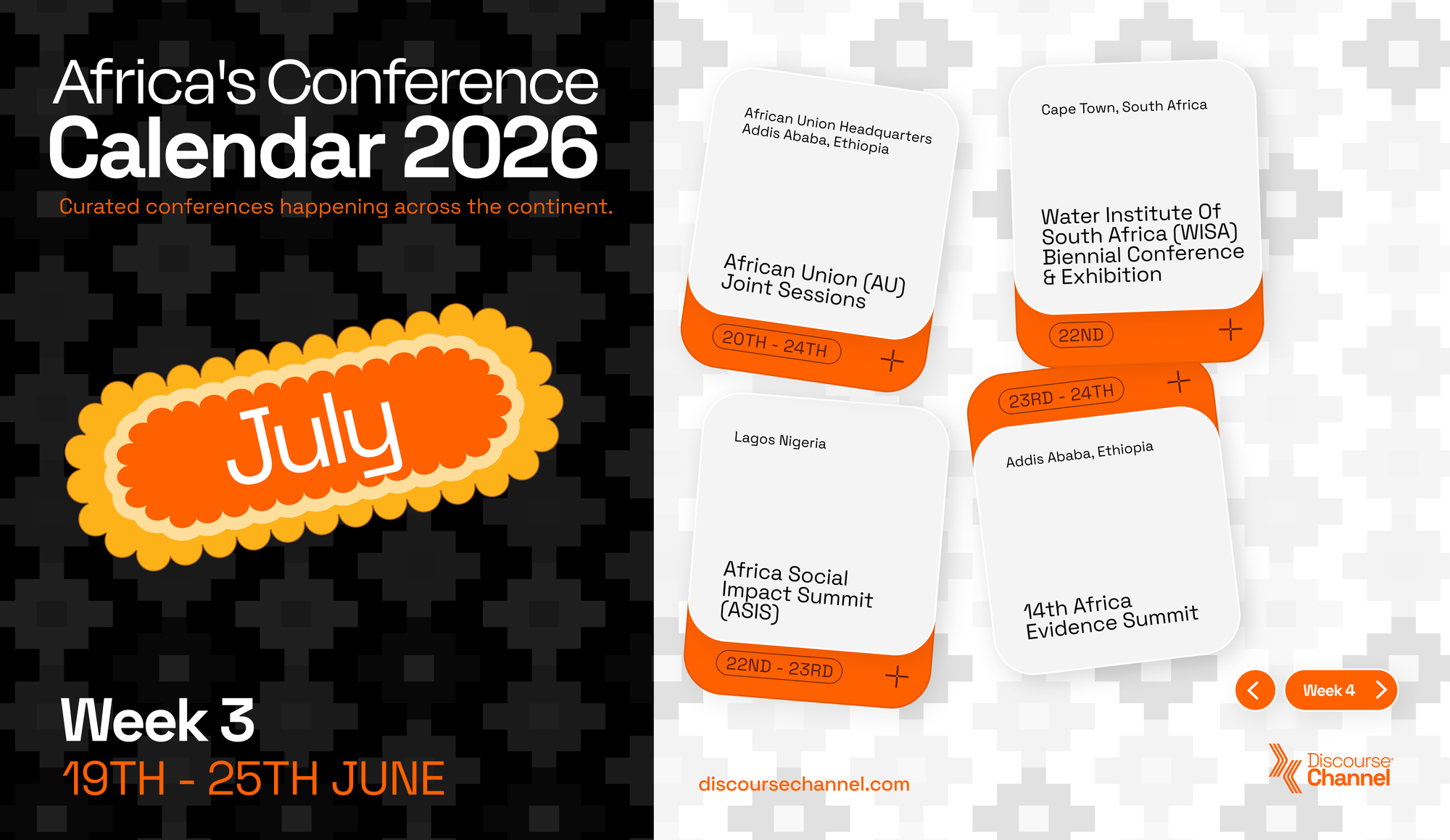 African Conferences, July 19th - 25th's Image