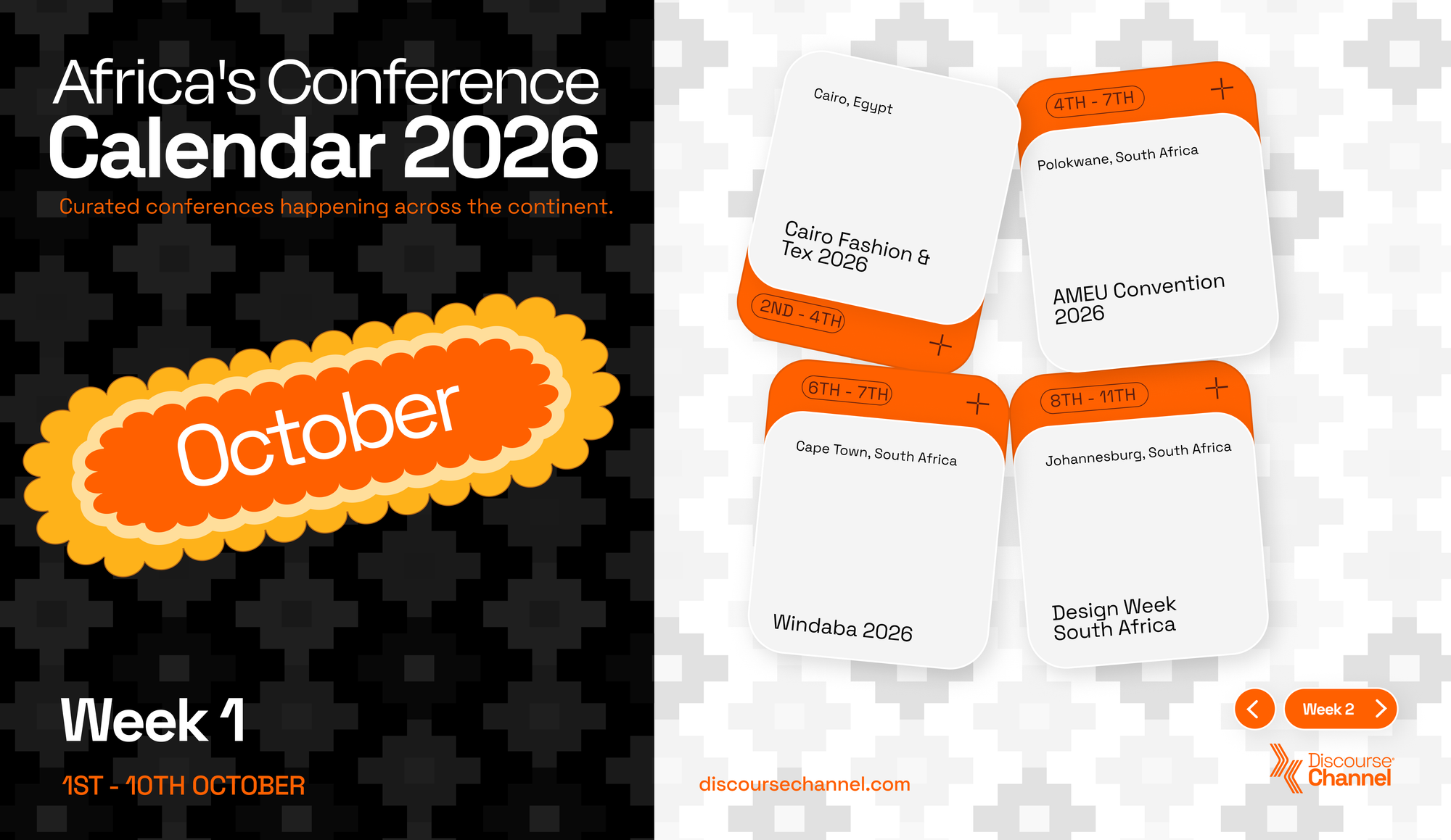 African Conferences, October 1st - 10th's Image