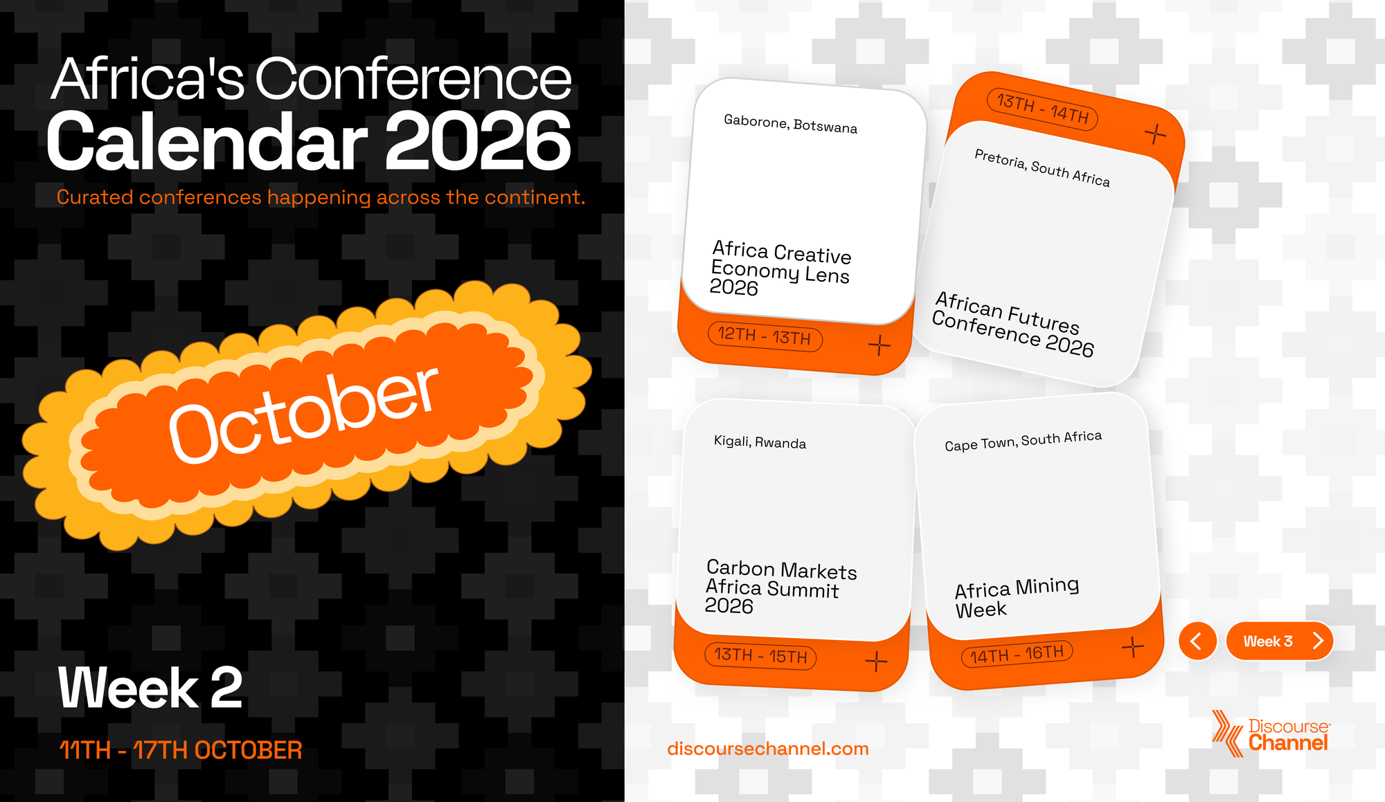 African Conferences, October 11th - 17th's Image