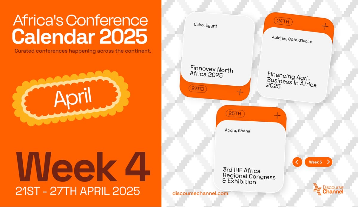 African Conferences happening in April 21th - 27th