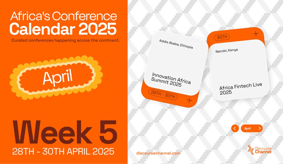 African Conferences happening in April 28th - 30th
