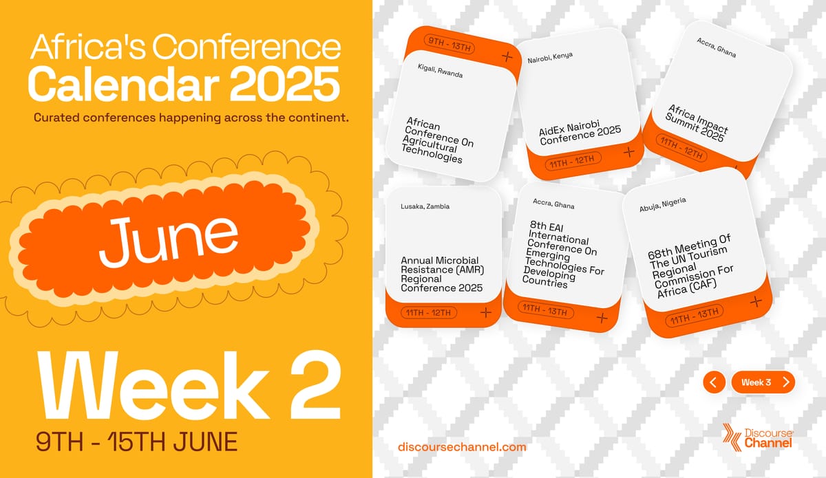 African Conferences, June 9th- 15th