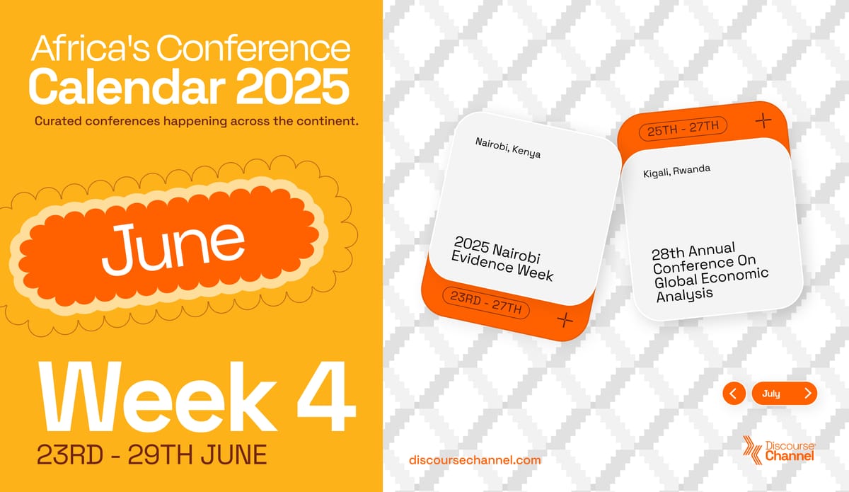African Conferences, June 23rd - 27th