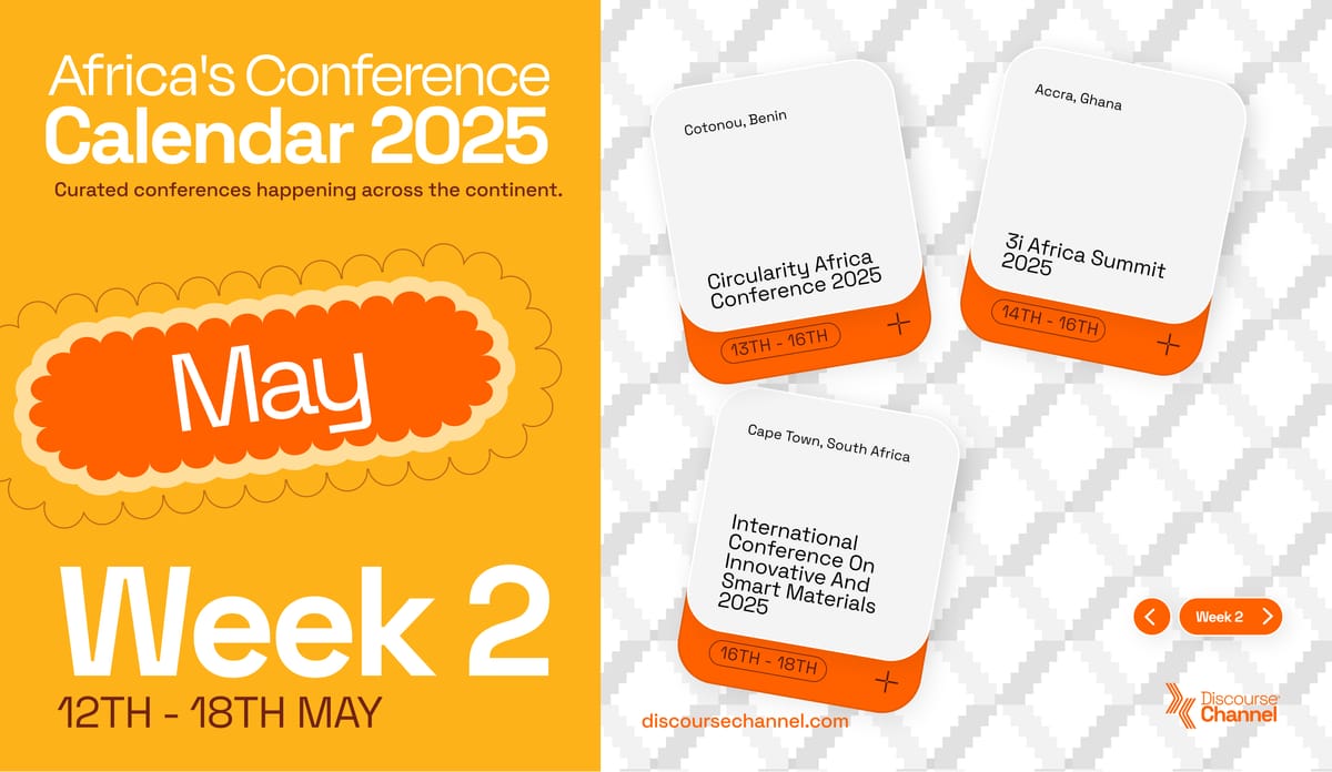 African Conferences happening in May 12th - 18th