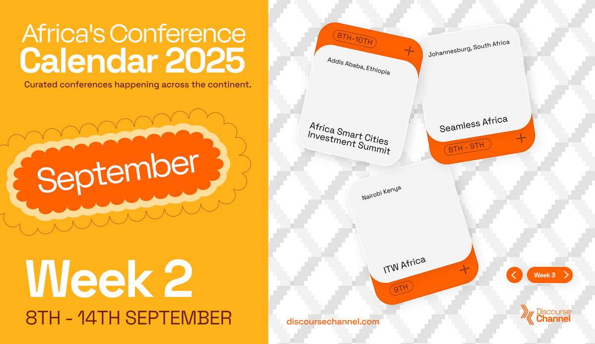 African Conferences, September 8th - 14th