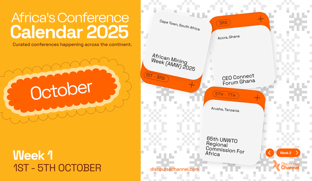 African Conferences, October 1st - 5th