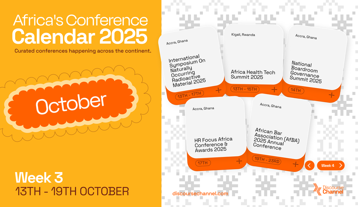 African Conferences, October 13th - 19th