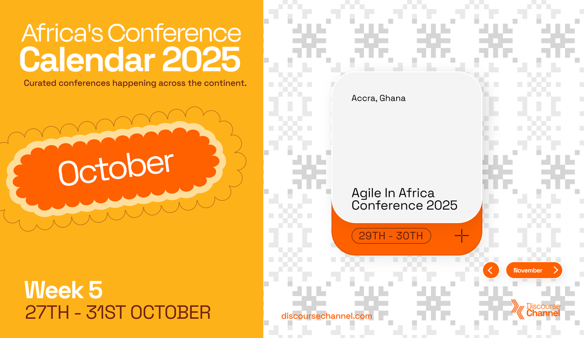 African Conferences, October 27th - 31st