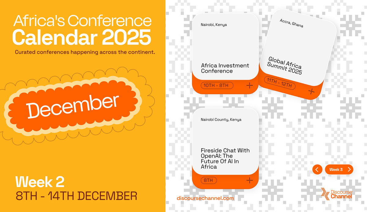 African Conferences, December 8th - 14th