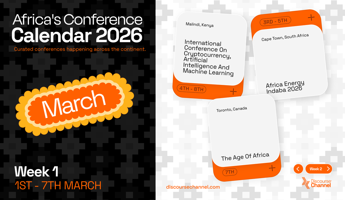 African Conferences, March 1st - 7th