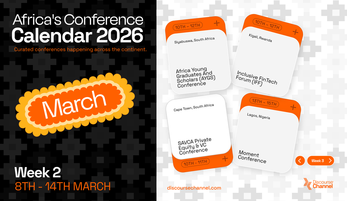 African Conferences, March 8th - 14th