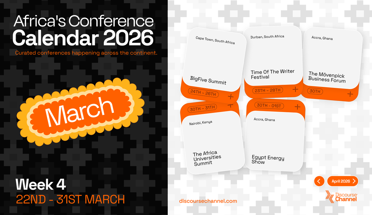 African Conferences, March 22nd - 31st