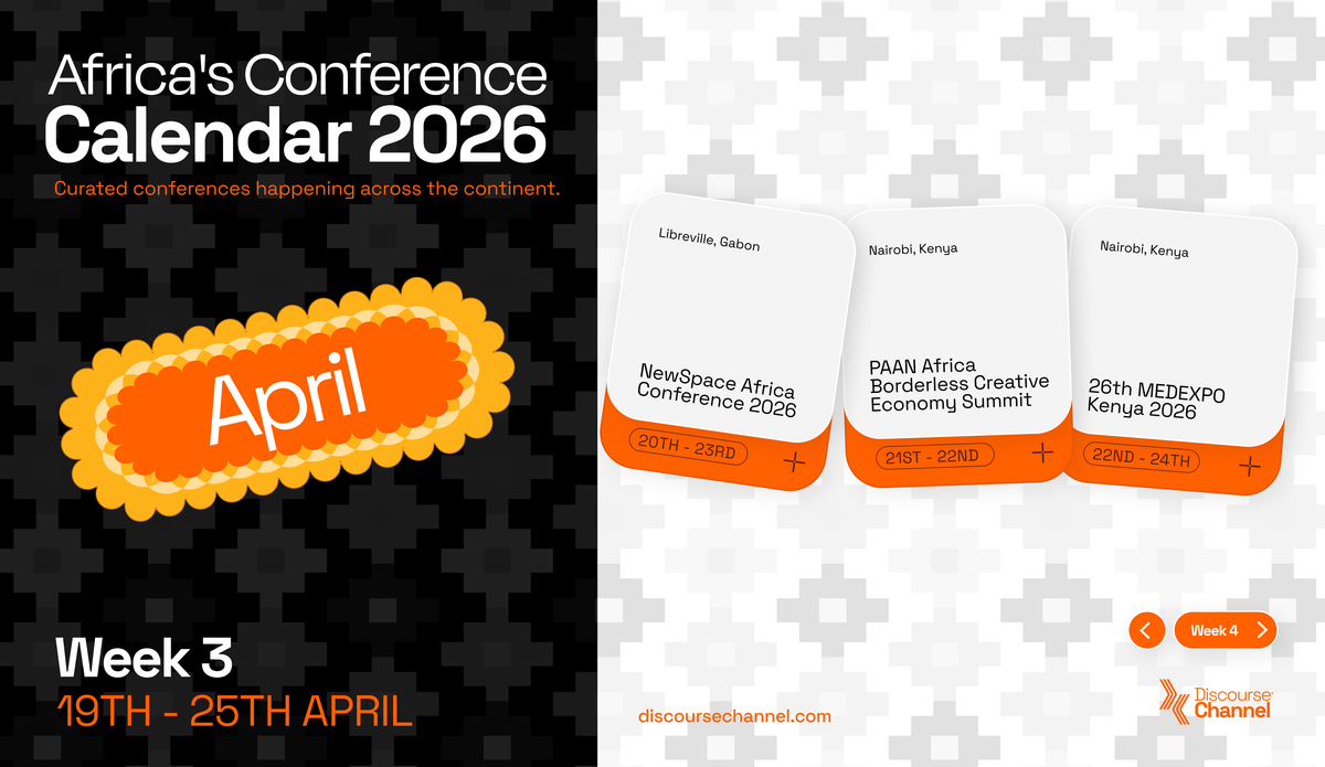 African Conferences, April 19th - 25th