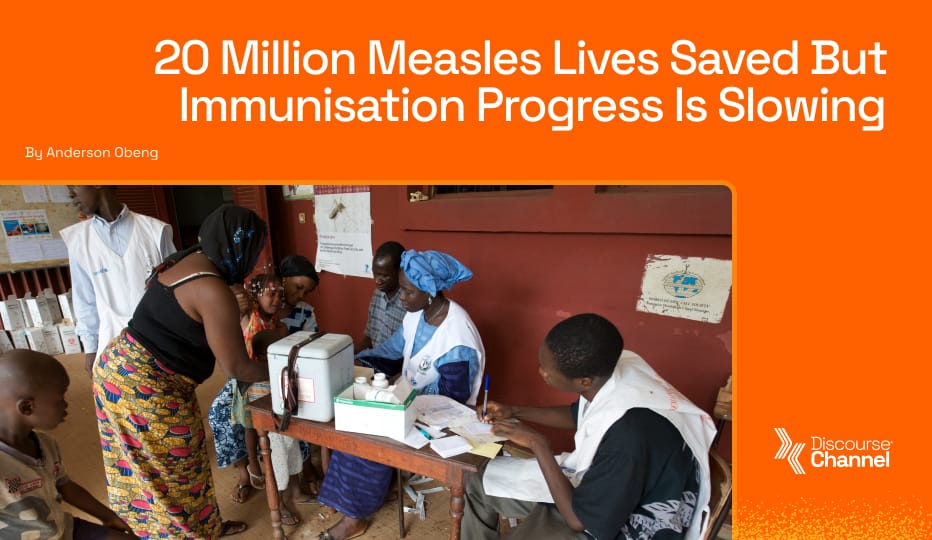 20 Million Measles Lives Saved But Immunisation Progress Is Slowing