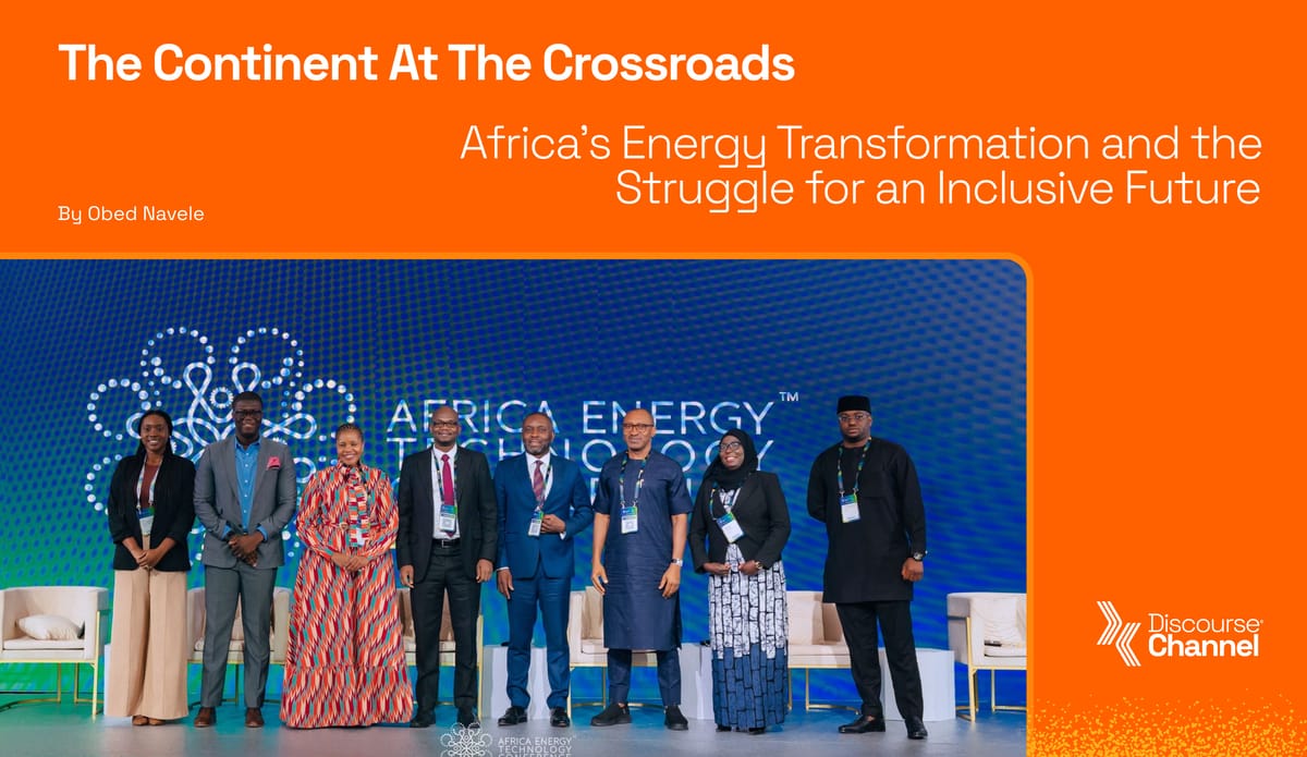 The continent at the crossroads: Africa’s Energy Transformation and the Struggle for an Inclusive Future