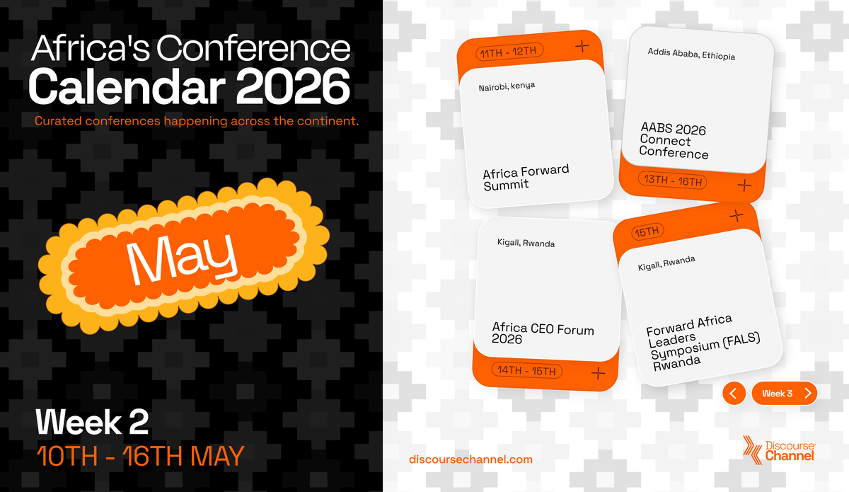 African Conferences, May 10th - 16th