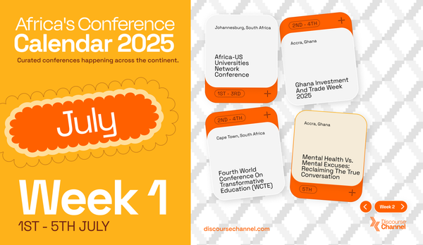 African Conferences, July 1st - 5th