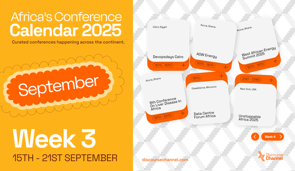 African Conferences, September 15th - 21st