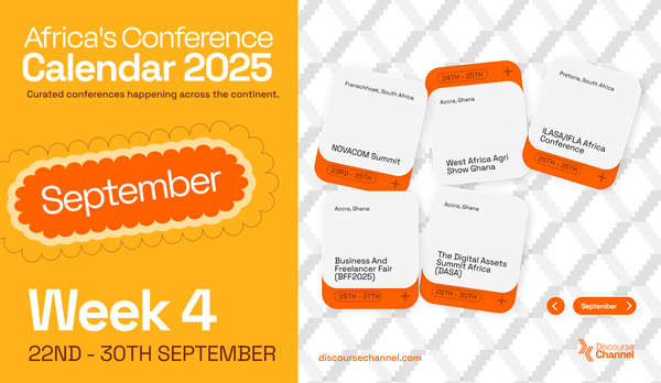 African Conferences, September 22nd - 30th