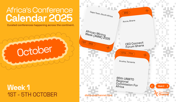 African Conferences, October 1st - 5th