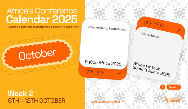 African Conferences, October 6th - 12th