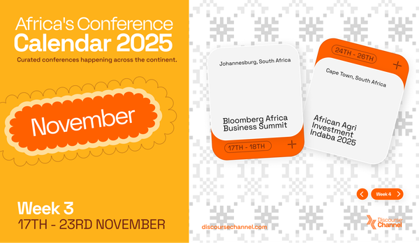 African Conferences, November 17th - 23rd