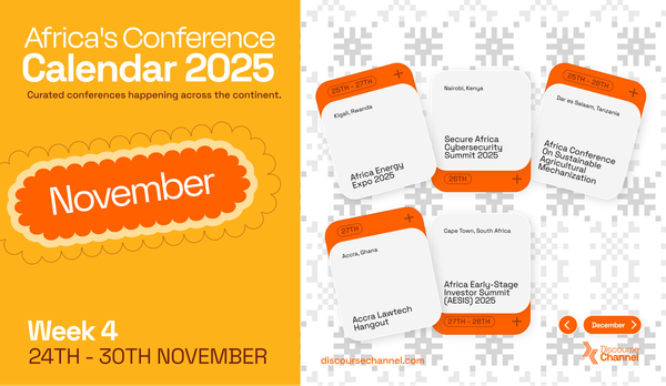 African Conferences, November 24th - 30th