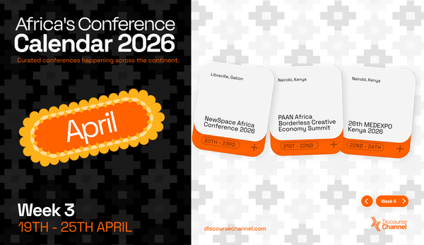 African Conferences, April 19th - 25th