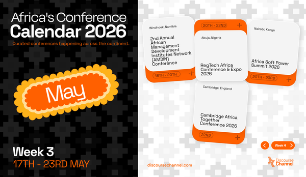 African Conferences, May 17th - 23th