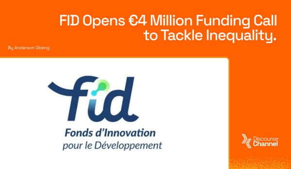 FID Opens €4 Million Funding Call to Tackle Inequality