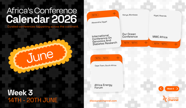 African Conferences, June 14th - 20th