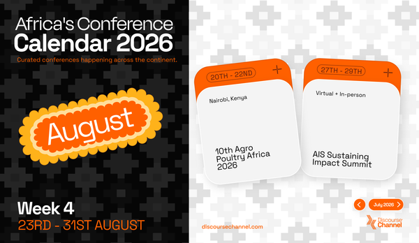 African Conferences, August 23rd - 31st