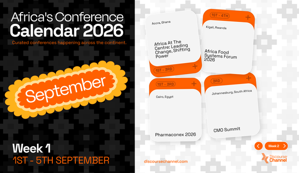 African Conferences, September 1st - 5th