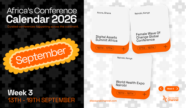 African Conferences, September 13th - 19th